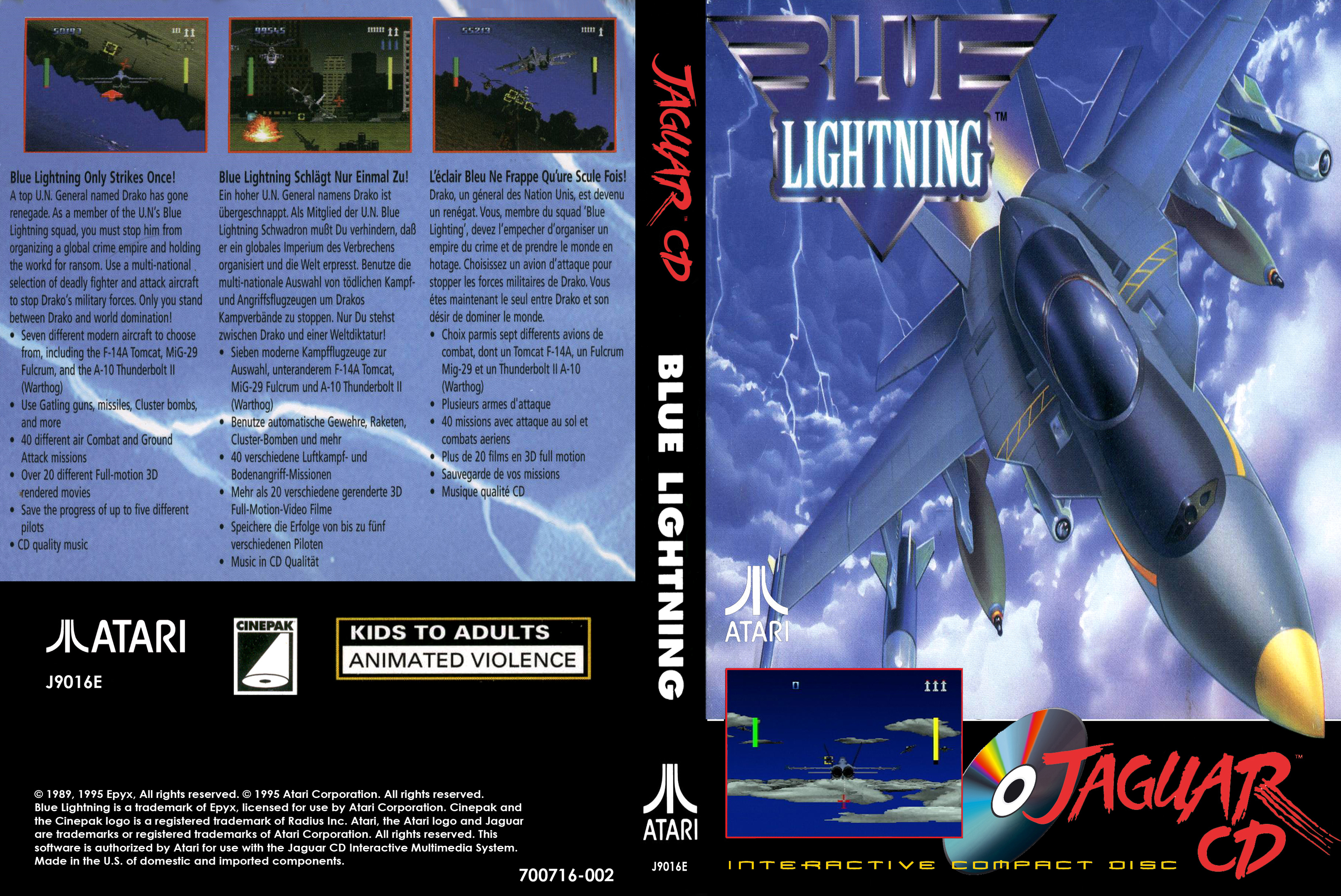 Blue Lightning (Atari Jaguar CD) (Atari Jaguar) (gamerip